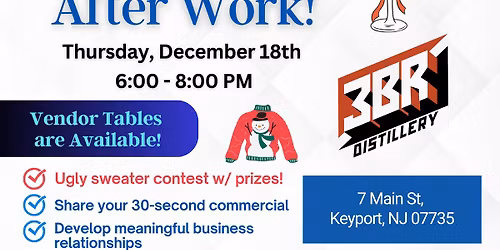 MRCC Holiday Perk After Work - 3BR Distillery