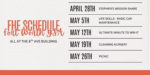 YSA Family Home Evening