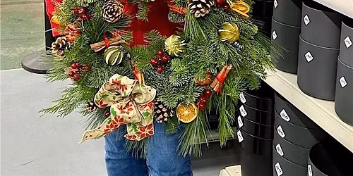 Luxury Christmas Wreath Workshop  at Souter Lighthouse, South Tyneside