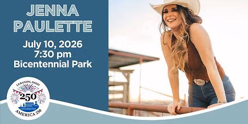 Community Concert Featuring Jenna Paulette