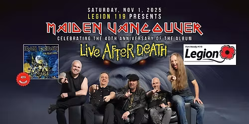 Maiden Vancouver - CLUB 119 @ The Legion - Port Moody, BC