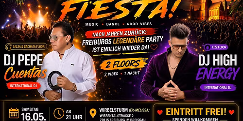 Salsa Bachata & Kizz Fiesta Freiburg - Comeback Party
