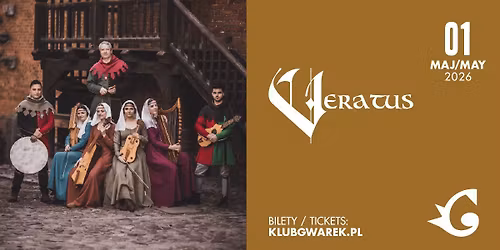 Veratus - W kr\u0119gu \u015bredniowiecza | 01\/05\/2026 | Krak\u00f3w, Klub Gwarek