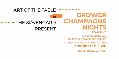 CHAMPAGNE at its FINEST! - December 2nd edition