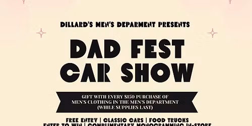 Dillard\u2019s Car Show\/ Cruise In
