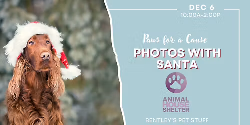Algonquin: Pictures with Santa & Mrs. Claus Benefiting Animal House Shelter!