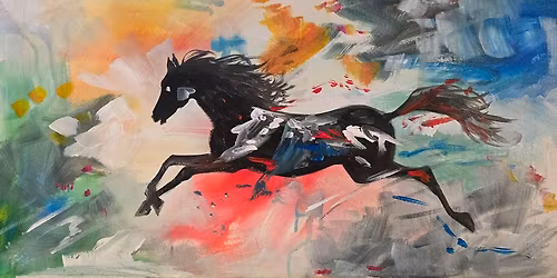 PRESTON Paint Night - Abstract Gallop