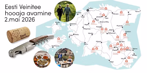 Eesti Veinitee hooaja avamine Pindi Veinitalus 2026