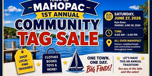 Mahopac 1st Annual Community Tag Sale
