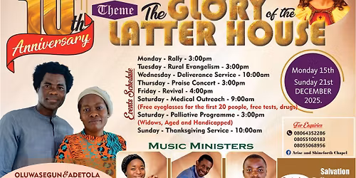 10th Anniversary Celebration