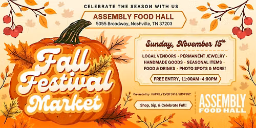 Nashville Fall Festival Assembly Food Hall