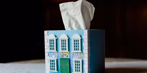 Miniature Georgian House papercraft workshop