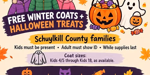 Bundle Up & Boo Halloween Party & Coat Giveaway