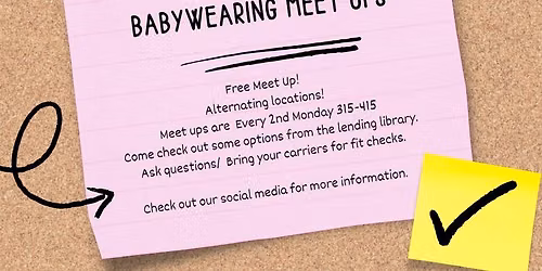 Babywearing Meet Up