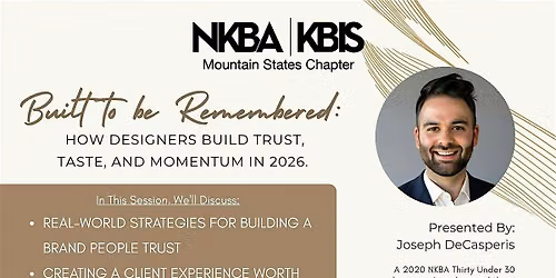 Built to be Remembered:How Designers Build Trust, Taste, & Momentum in 2026