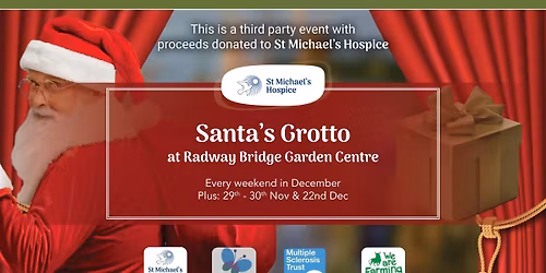 Santa\u2019s Grotto at Radway Bridge Garden Centre