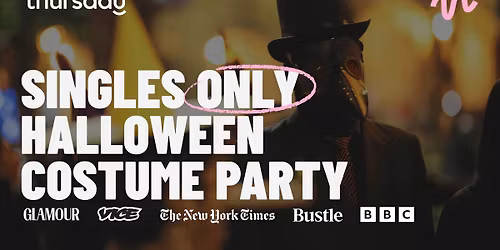 Thursday | Singles Halloween Costume Party | Mexico City