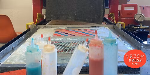 Screen Print & Pulp Painting Workshop at Fresh Press