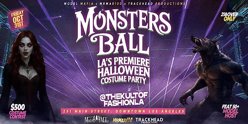 THE MONSTERS BALL \u201cLA\u2019s Premiere Halloween Costume Party\u201d