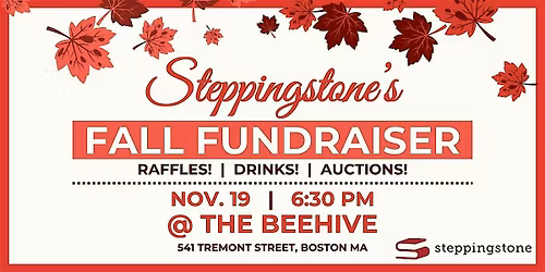Steppingstone BYP Fall Fundraiser @ The Beehive