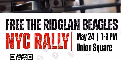 NYC Rally For The Ridglan Beagles