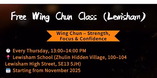 Free Wing Chun Class (Lewisham)