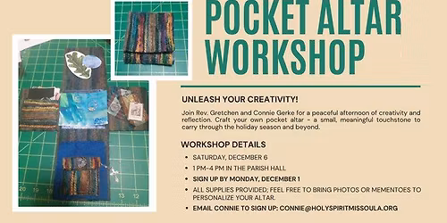 Pocket Altar Workshop