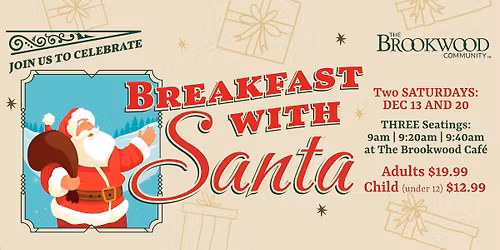 Brookwood\u2019s Annual 2025 Breakfast with Santa Dec. 20