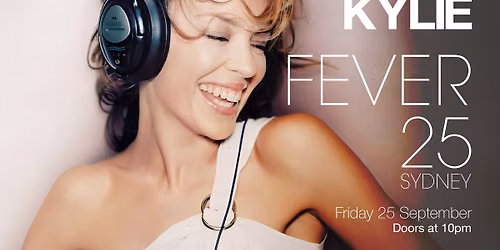 Bar Kylie Fever 25 - SYDNEY