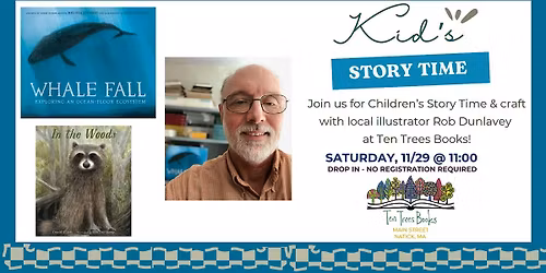 Kids' Story Time with the Illustrator at Ten Trees Books in Natick