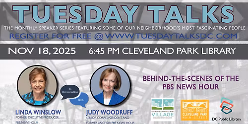 Tuesday Talk: "Behind-the-Scenes of the PBS News Hour"