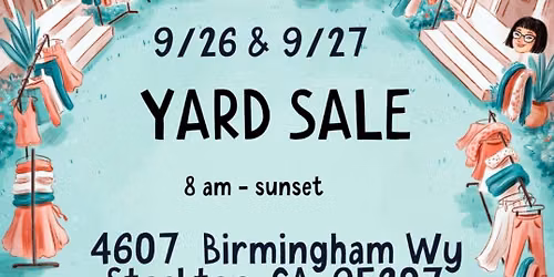 Yard sale - Clothing