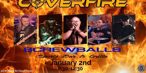 Screwballs rock Friday Night Prime Time music with the return of Coverfire!