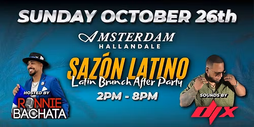 SAZ\u00d3N LATINO | The Latin Brunch After Party