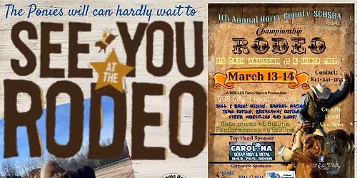 The Ponies are going to the Rodeo