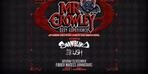 MR. CROWLEY (The Ultimate Ozzy Osbourne Tribute) + Support!