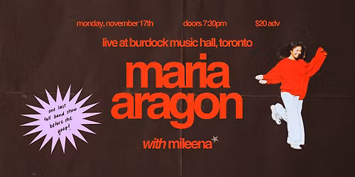 Maria Aragon with special guest Mileena