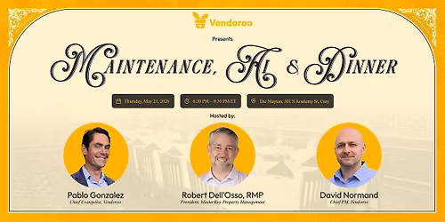 Maintenance, AI, & Dinner