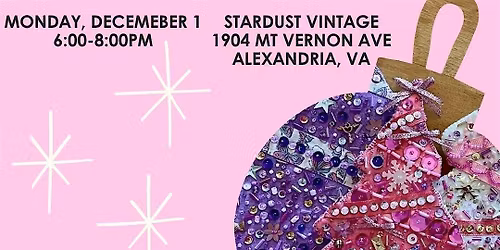 Kitschy Sequin Christmas Tree Bottle Cover Workshop