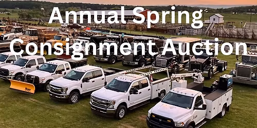 2026 Annual Spring Consignment Auction