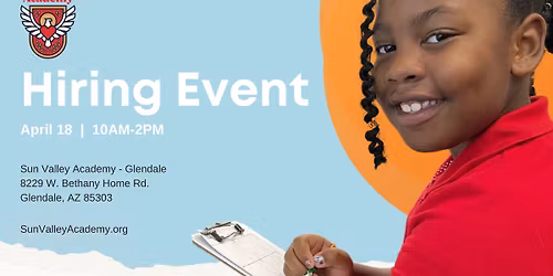 Sun Valley Academy Hiring Event