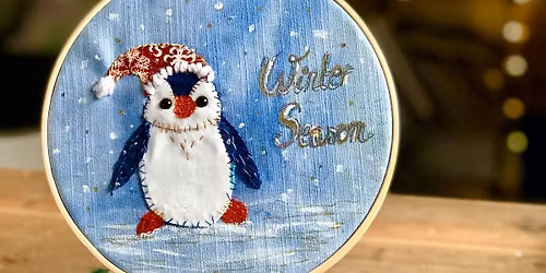 Eco-festive craft: make a penguin out of fabric scraps