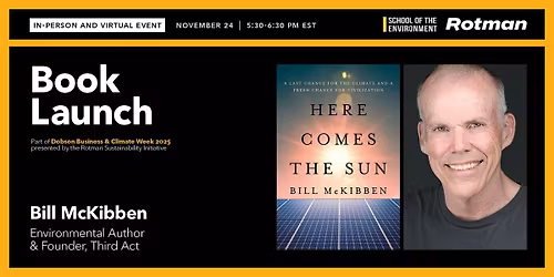 Bill McKibben on "Here Comes the Sun" and the Path to a Climate-Safe Future