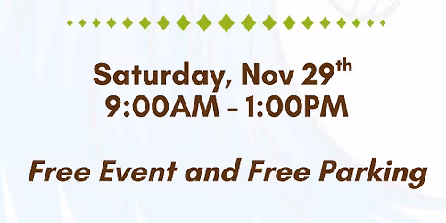Craft Fair-Small Business Saturday at The Garden