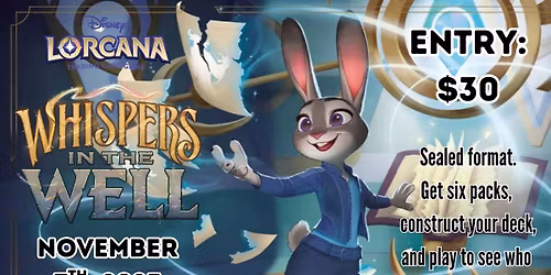 Lorcana: Whispers in the Well Prerelease