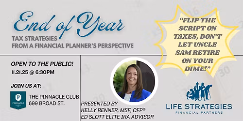 Flip the Script on Taxes: End-of-Year Strategies from a Financial Planner\u2019s