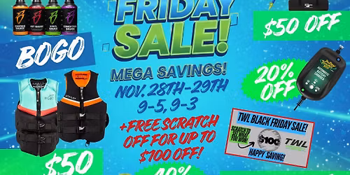 TWL BLACK FRIDAY SALE-MEGA SAVINGS!