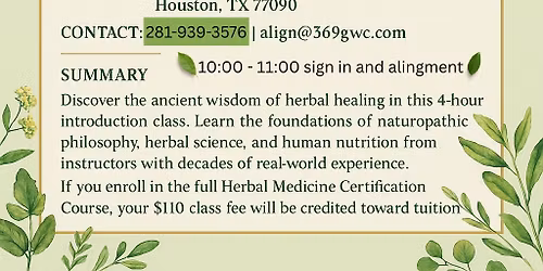Introductory Herbal Medicine 