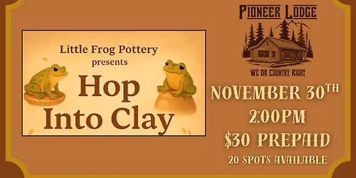 Hop Into Clay - Pottery Night