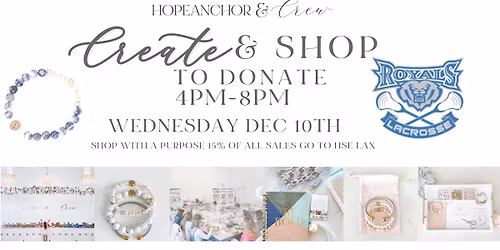 HSE LAX Create & Shop To DONATE